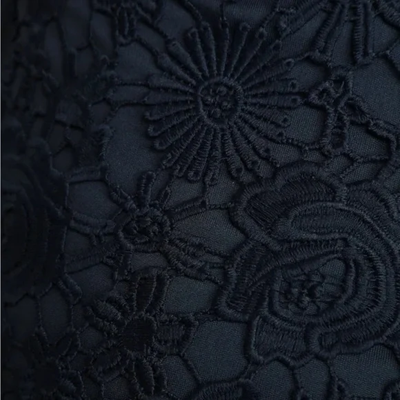 Lulu’s Romance Language Navy Blue Backless Lace Dress - Picture 3 of 8